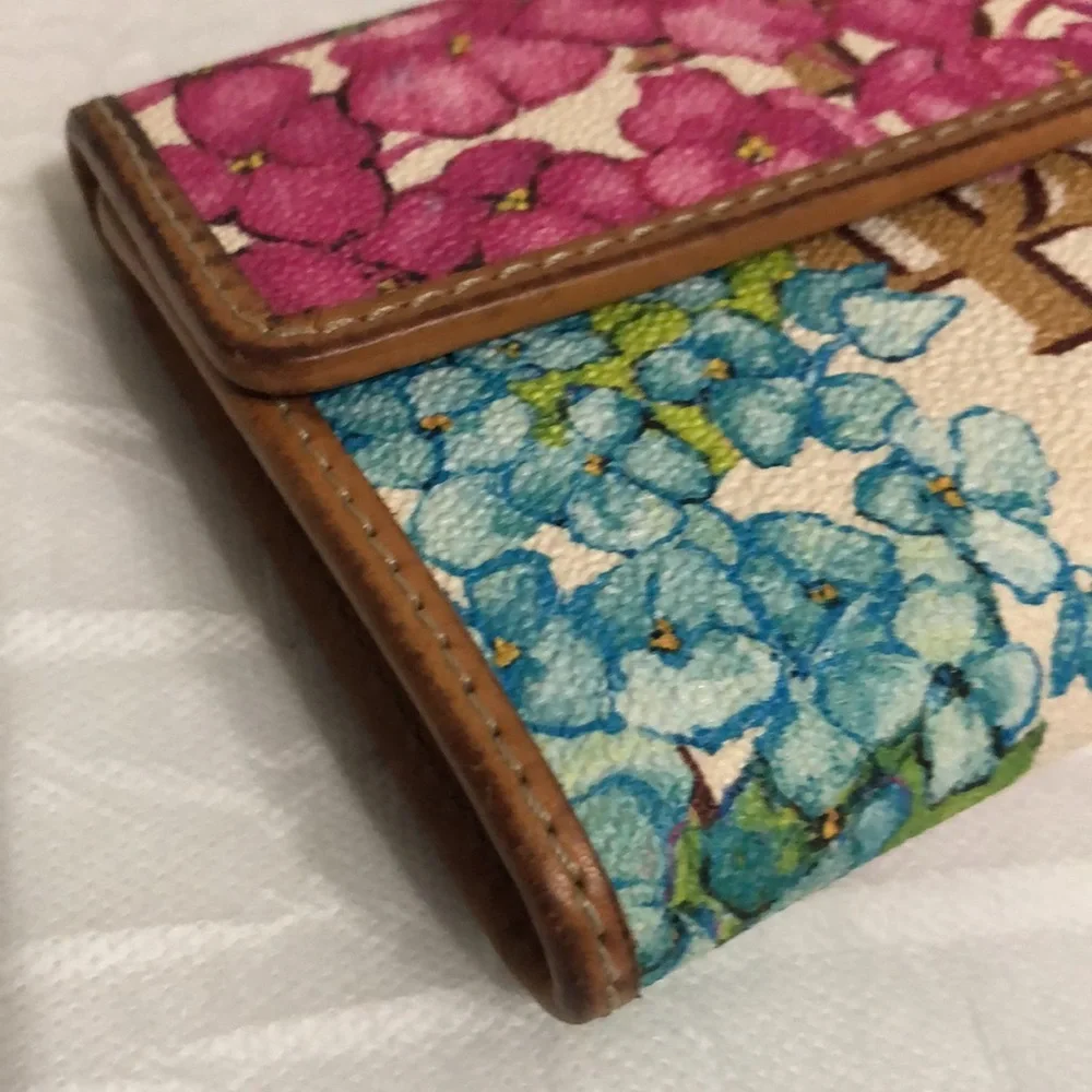 D&B Pink/Blue Floral Print Wallet